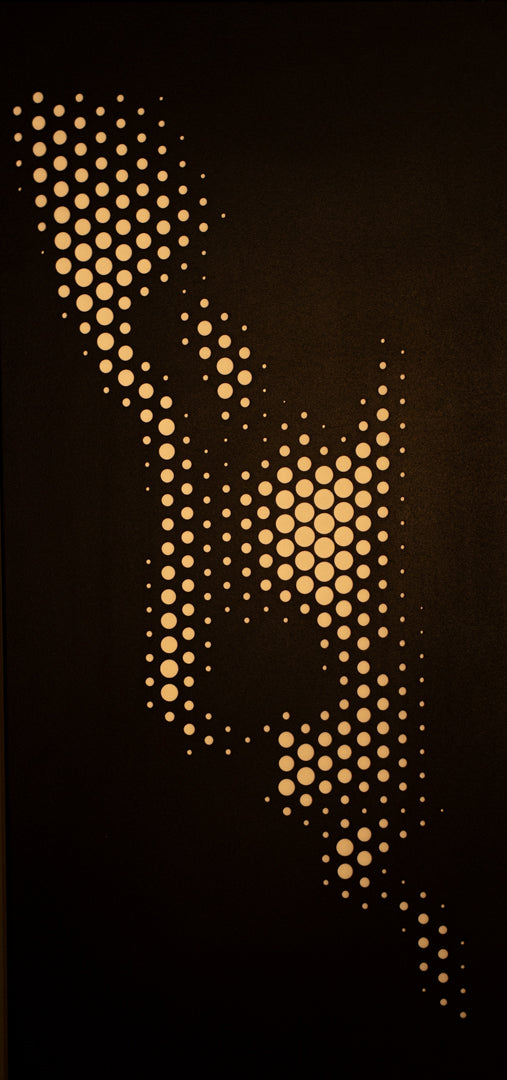 Scultura in Metallo "Volto Femminile Moderno" - Arte Murale Astratta per Arredamento di Design